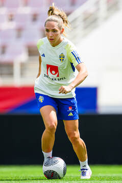 Elin Rubensson of the Swedish women's national football