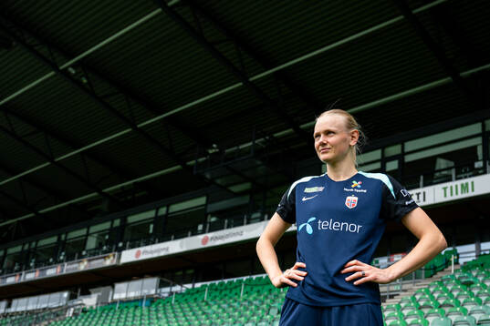 Karina Sævik of the Norwegian women's national football