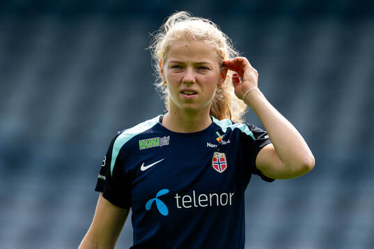 Justine Kielland of the Norwegian women's national football