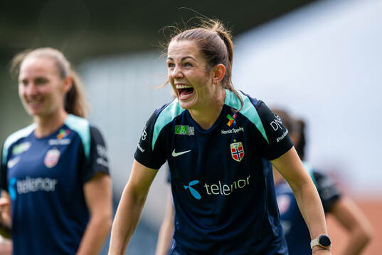 Tuva Hansen of the Norwegian women's national football team