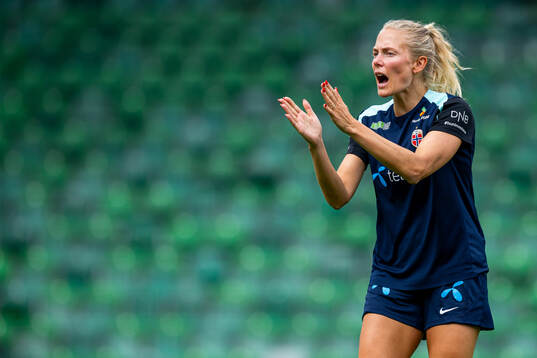 Guro Bergsvand of the Norwegian women's national football