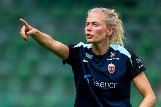 Guro Bergsvand of the Norwegian women's national football