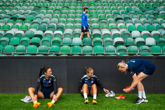 Ingrid Syrstad Engen, Guro Reiten, Karina Sævik and
