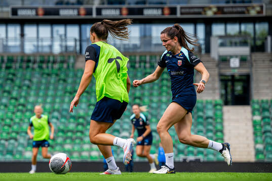 Tuva Hansen of the Norwegian women's national football team