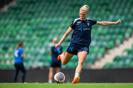 Sophie Román Haug of the Norwegian women's national