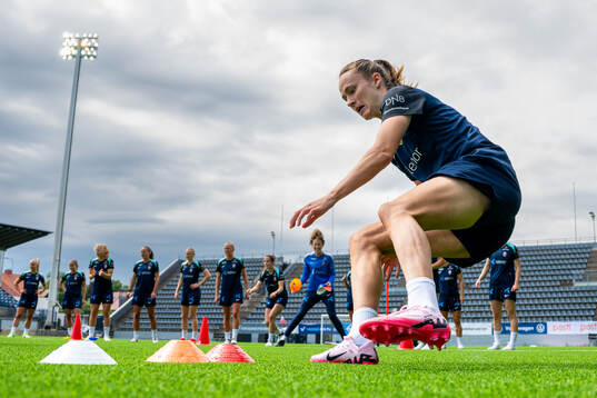 Caroline Graham Hansen of the Norwegian women's national