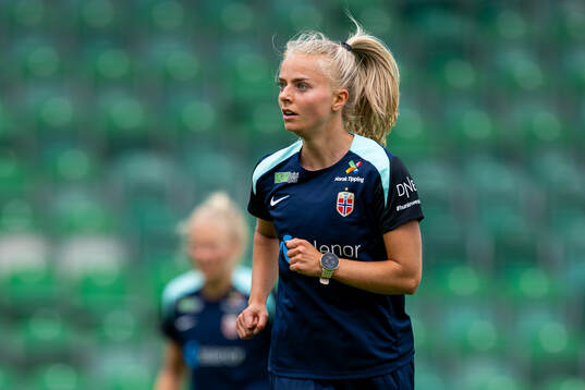 Emilie Woldvik of the Norwegian women's national football
