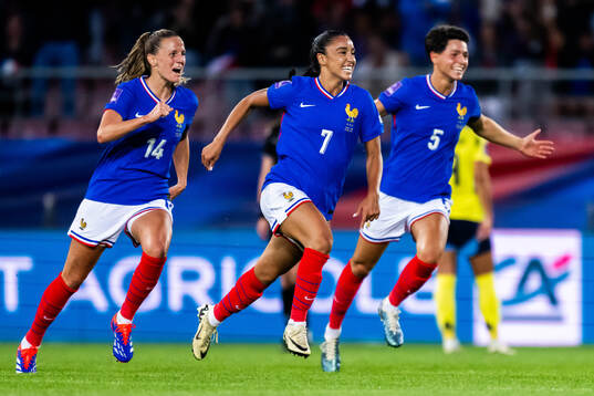 Sandie Toletti, Sakina Karchaoui and Elisa De Almeida of