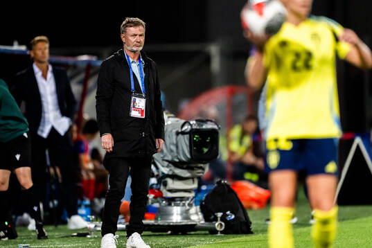 Head coach Peter Gerhardsson of Sweden