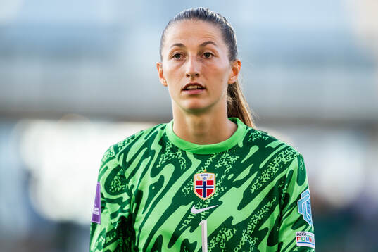 Goalkeeper Cecilie Fiskerstrand of Norway