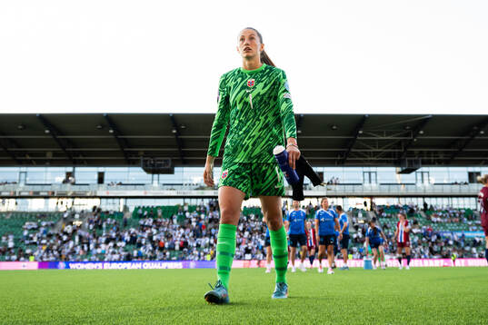 Goalkeeper Cecilie Fiskerstrand of Norway