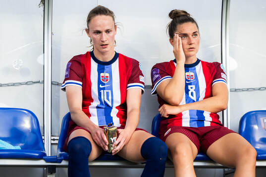 Caroline Graham Hansen and Vilde Bøe Risa of Norway look