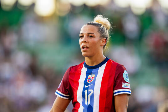 Celin Bizet Ildhusøy of Norway looks dejected