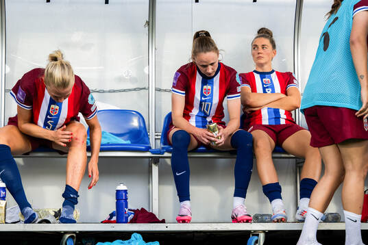 Caroline Graham Hansen and Vilde Bøe Risa of Norway look