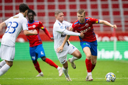Köges Christian Tue och Helsingborgs William Westerlund