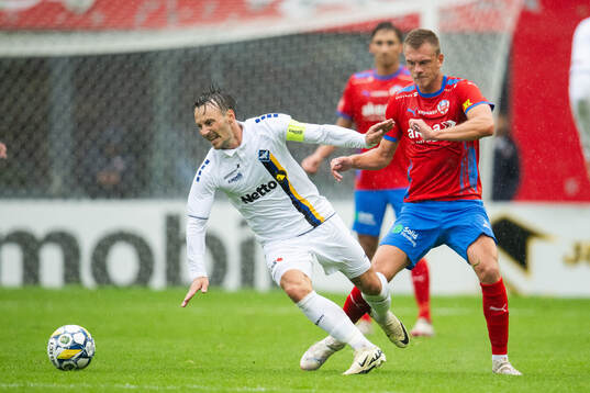 Helsingborgs Dennis Olsson och Köges Mike Jensen