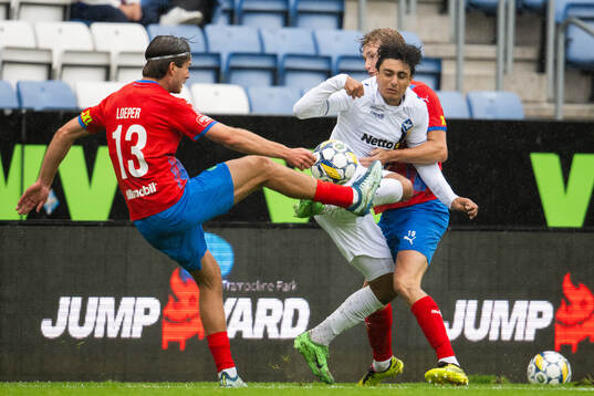 Helsingborgs Wilhelm Loeper och Benjamin Örn mot Köges