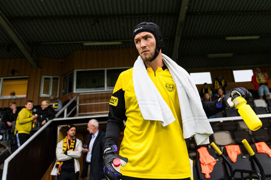 Mjällbys målvakt Noel Törnqvist