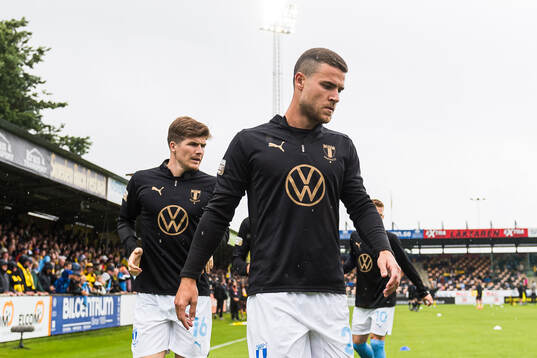 Malmö FFs Oliver Berg och Gabriel Busanello