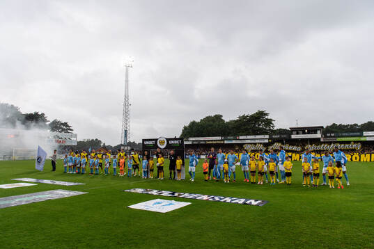 Mjällbys och Malmö FFs spelare