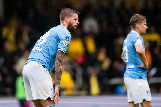 Malmö FFs Pontus Jansson deppar