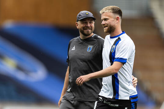 Sirius assisterande tränare Henrik Åhnstrand och Dennis