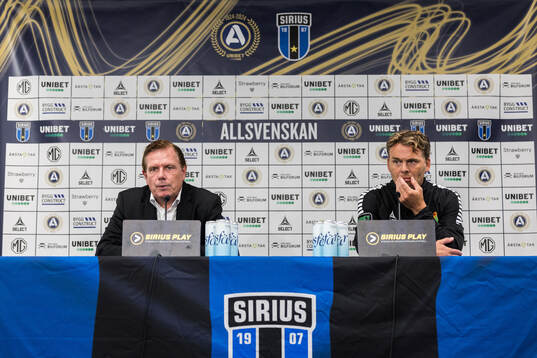 Sirius tränare Christer Mattiasson och GAIS tränare