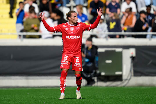 Elfsborgs Niklas Hult reagerar