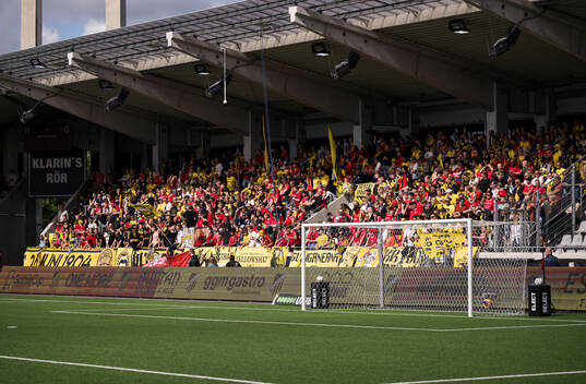 Elfsborg supportrar på läktaren