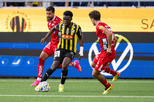 Elfsborgs Rami Kaib och Häckens Zeidane Inoussa