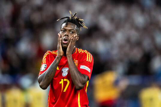 Nicholas Williams of Spain reacts