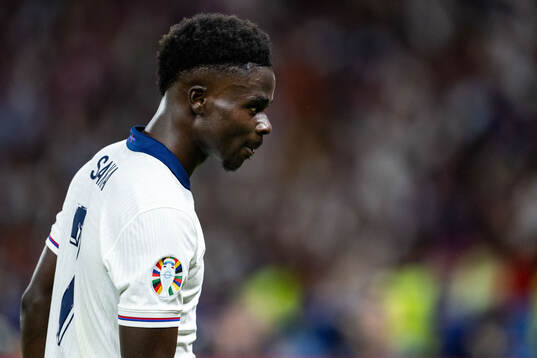 Bukayo Saka of England