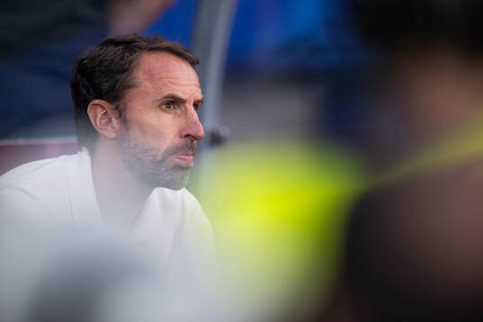 Head coach Gareth Southgate of England