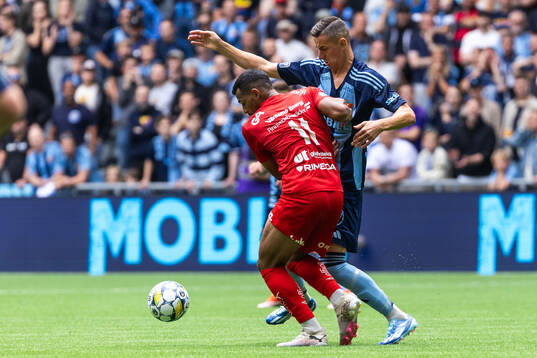 Värnamos Wenderson Oliveira do Nascimento och Djurgårdens