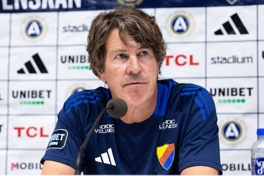 Djurgårdens tränare Thomas Lagerlöf