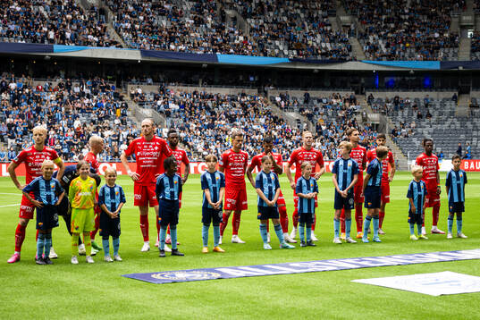 Värnamos spelarna i lineup