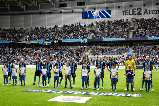 Djurgårdens spelarna i lineup