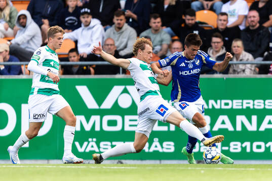 Västerås Herman Magnusson och IFK Norrköpings Carl Björk