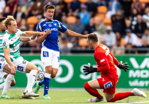 Västerås Herman Magnusson och IFK Norrköpings Carl Björk