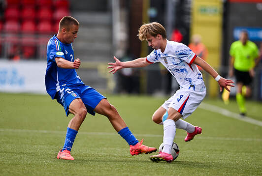 Benjamin Thoresen Faraas of Norway in action against