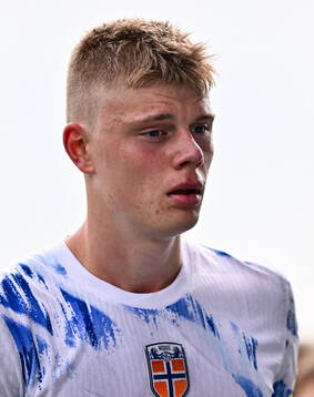 Simen Vatne Haram of Norway reacts