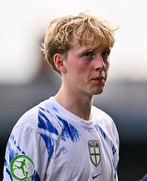 Sondre Granaas of Norway reacts