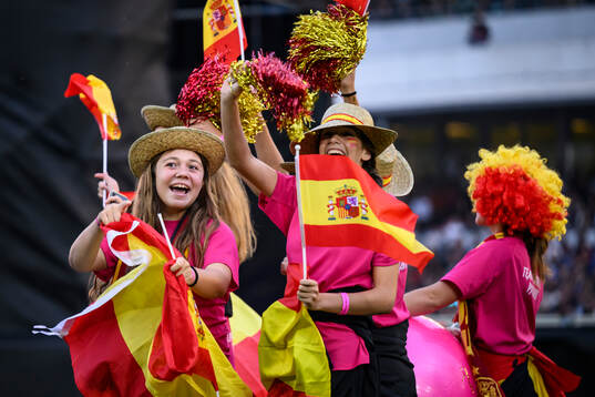 En deltagare från Spanien