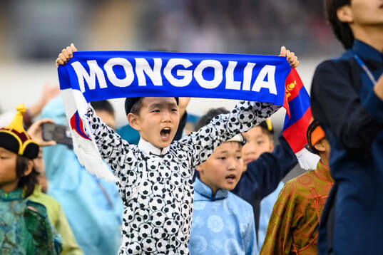 En deltagare från Mongoliet