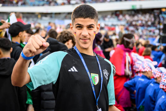 En deltagare från Algeriet
