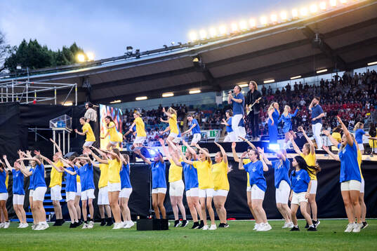 under invigningen av Gothia Cup
