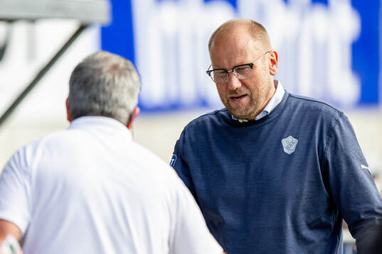 Halmstads tränare Magnus Haglund