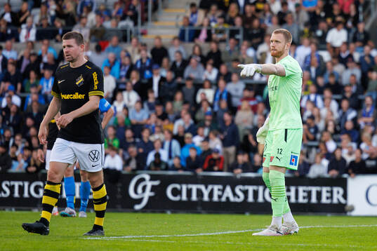 Halmstads målvakt Tim Erlandsson