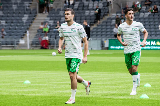 Hammarbys Pavle Vagić och Deniz Gül
