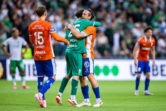 IFK Göteborgs Elis Bishesari, Gustav Svensson och Elis